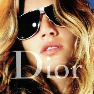Christian Dior Hard Dior 1 Rhinestone Aviator Sunglasses
